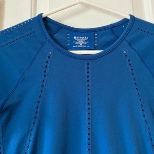 Athleta Blue Lagoon Foothill Long Sleeve Size XS